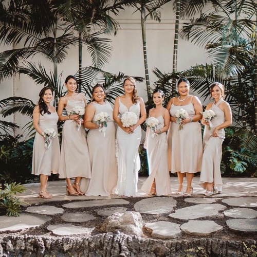 cinnamon rose satin bridesmaid dresses BABARONI Long Chiffon Dress with Lace Appliqued Bodice-Cinnamon Rose Plus Size, Cinnamon Rose / US18